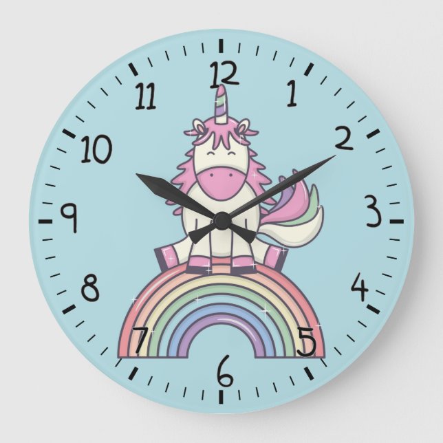 Relógio Grande Unicorn Large Clock (Frente)