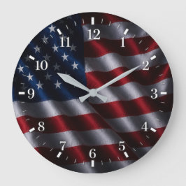 Relógio Grande United States Flag Watch 2026