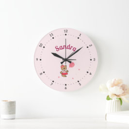 Relógio Grande Urso bebê