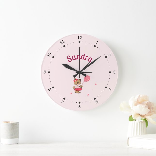 Relógio Grande Urso bebê (Lar)