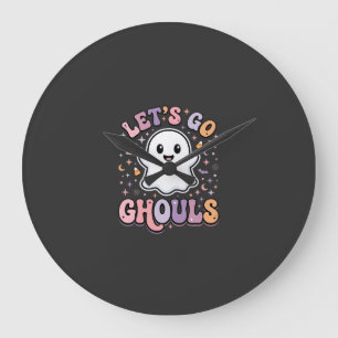 Relógio Grande Vamos Lá Espíritos Fantasmas de Halloween Fofo Des