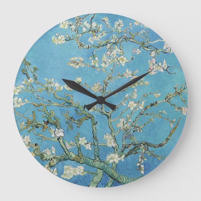 Relógio Grande VanGogh , “ Almond Blossom ” (Frente)