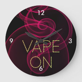 Relógio Grande Vape no fumo cor-de-rosa escuro