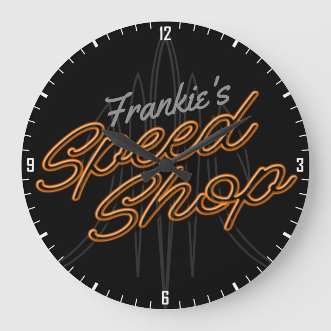 Relógio Grande Velocidade Personalizada Compra Pinstriping da Gar (Frente)