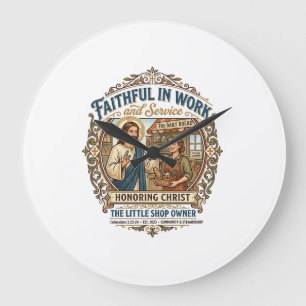 Relógio Grande Vendedor de Artesanato Jesus Etsy Camisa de Fabric