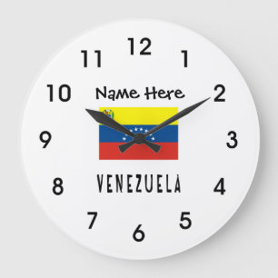 Relógio Grande Venezuela e Sinalizador venezuelano com seu nome