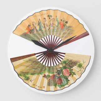 Relógio Grande Ventiladores chineses tradicionais