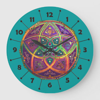 Relógio Grande Venus Flower of Love fineART Oriental Antique Dour