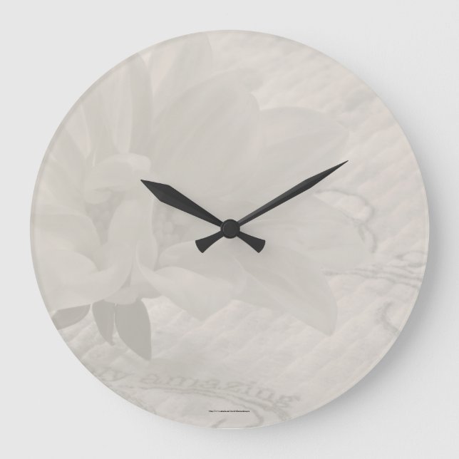 Relógio Grande Verdadeiramente Incrível Dahlia (Frente)