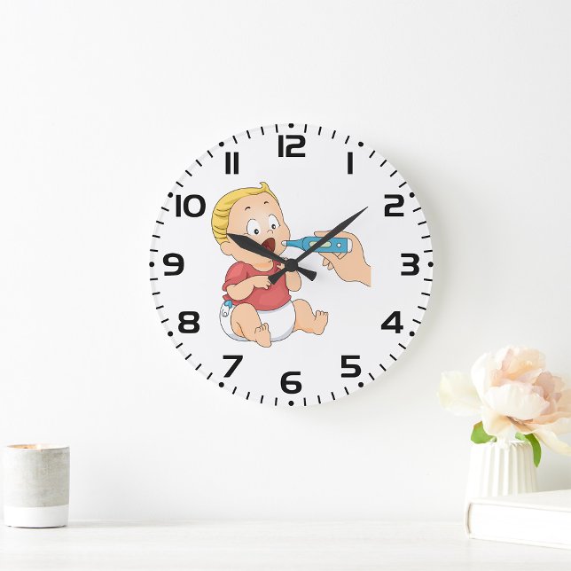 Relógio Grande Verificação da temperatura do bebê Saúde pediátric (Criador carregado)