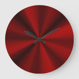 Relógio Grande Vermelho brilhante