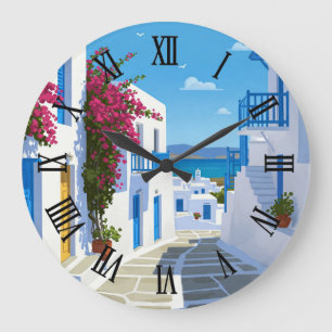Relógio Grande Viagem para a Ilha de Paros Grécia