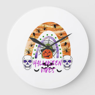 Relógio Grande Vibrações de Halloween