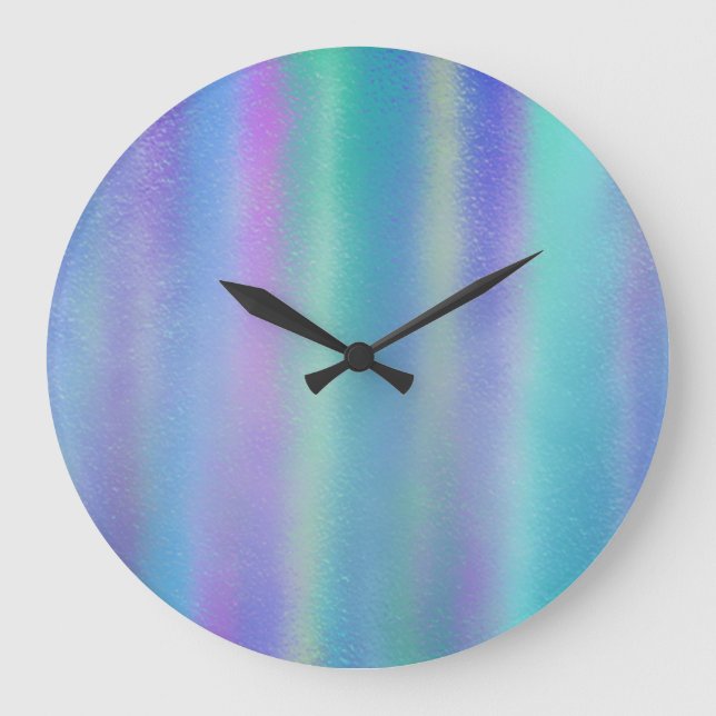 Relógio Grande Vidro Dicroico Arte Arco Arco Arco Arco Arco Arco  (Frente)
