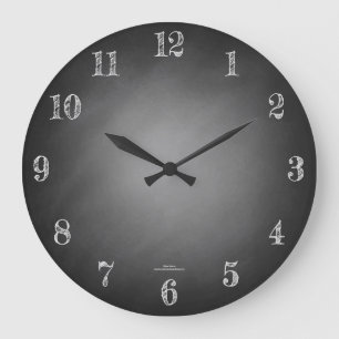 Relógio Grande Vigneta de quadro negro retrô