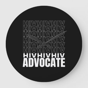Relógio Grande VIH VIH VIH Advocate para o VIH