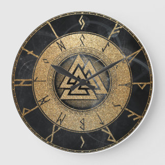 Relógio Grande Viking Runes