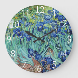Relógio Grande Vincent van Gogh Irises.