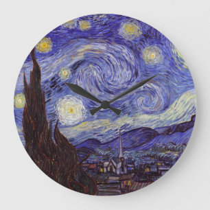 Relógio Grande Vincent Van Gogh Starry Night Vintage