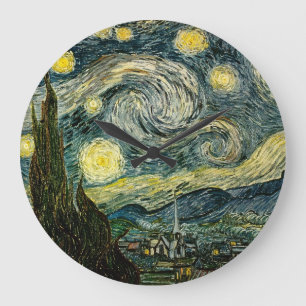 Relógio Grande Vincent van Gogh's The Starry Night (1889)