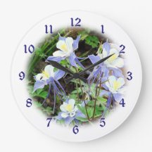 Vinheta aquilégia azul de Colorado