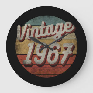 RELÓGIO GRANDE VINTAGE 1967 HOMENS MULHERES PRESENTE DE ANIVERSÁR