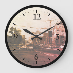 Relógio Grande Vintage Alemanha ópera Frankfurt Large Clock