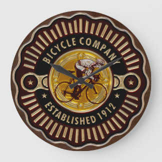 Relógio Grande Vintage Bicycle 11 Clock Options