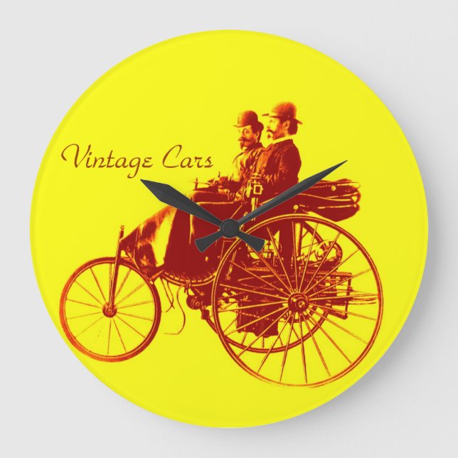 Relógio Grande Vintage Cars Gathering (Frente)