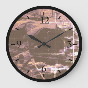 Relógio Grande Vintage China Hong Kong Home Boembarcações Watch