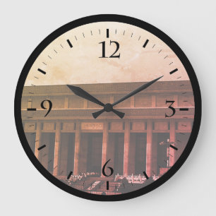 Relógio Grande Vintage China Pekin Mao Tse Tung Mausoleum Large C