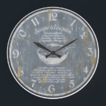 Relógio Grande Vintage French Wall Clock<br><div class="desc">Vintage relógio de parede francês</div>
