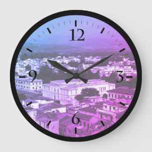 Relógio Grande Vintage Grécia Nafplion City Watch