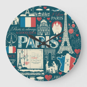 Relógio Grande Vintage parisiense: Legalidade da República France