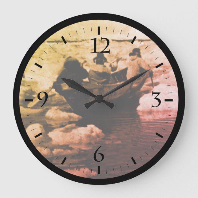 Relógio Grande Vintage USA Alaska Eskimo Caça Watch (Frente)