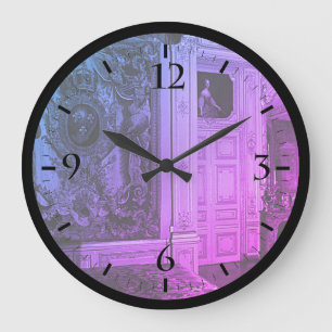 Relógio Grande Vintage Versailles Palace Louis XV Bed Câmara Lar