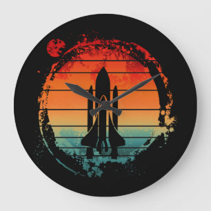 RELÓGIO GRANDE VINTAGEM DE ENCHIMENTO ESPACIAL