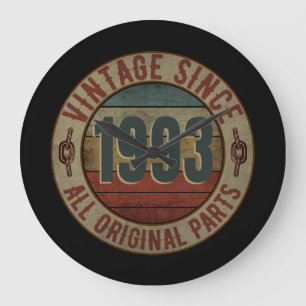 RELÓGIO GRANDE VINTAGEM DESDE 1993, TODAS AS PARTES ORIGINAIS.