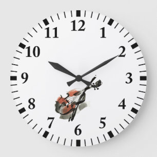 Relógio Grande Violino