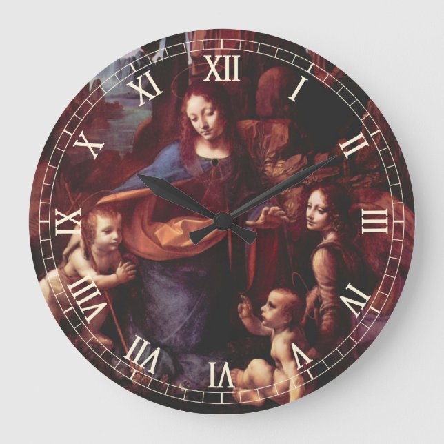 Relógio Grande Virgem das Rochas de Leonardo da Vinci (Frente)