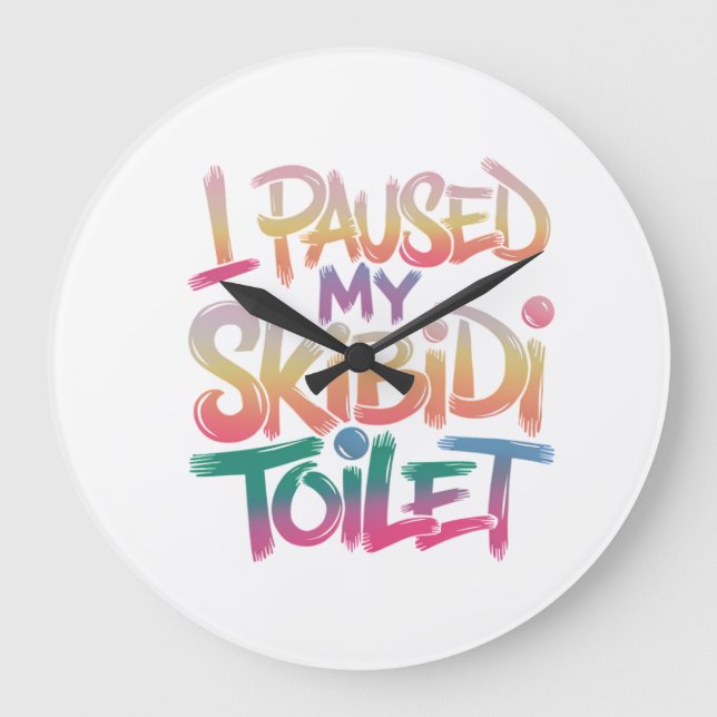 Relógio Grande Vista-se (Frente)