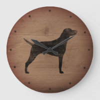 Vizsla Silhouette Rustic