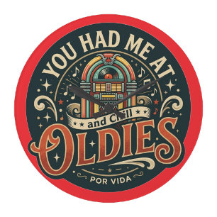 Relógio Grande Você me conquistou com Oldies