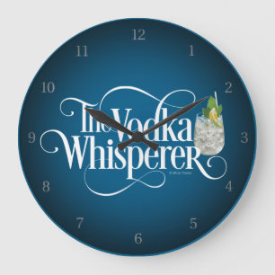 Relógio Grande Vodka Whisperer Large Clock
