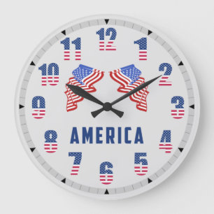 Relógio Grande Wall clock, América 