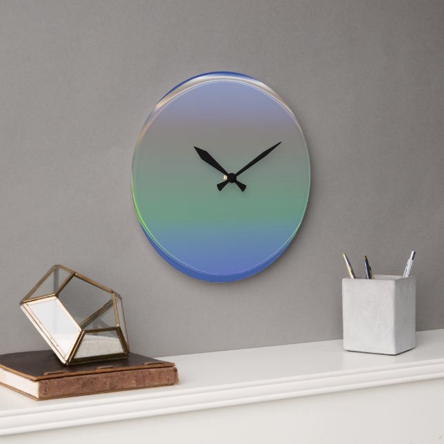 Relógio Grande Wall clock multi-color. (Escritório)