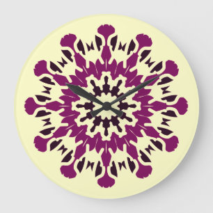 Relógio Grande Wall Clock, um elegante design clássico multicolor
