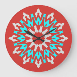 Relógio Grande Wall Clock, um elegante design clássico multicolor