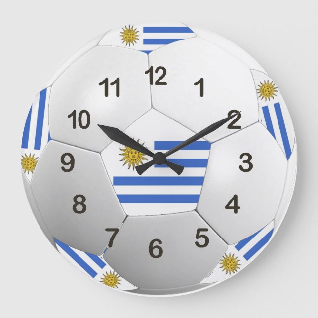 Relógio Grande Wall Clock Uruguai (Frente)