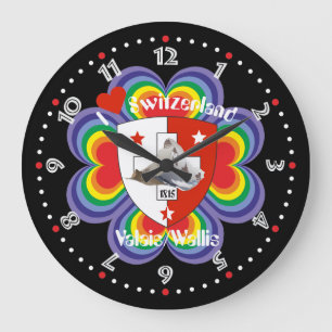 Relógio Grande Wallis Valais Schweiz Suisse Uhr